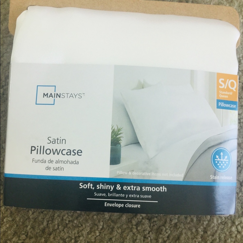 Satin pillow case cover. Brand new